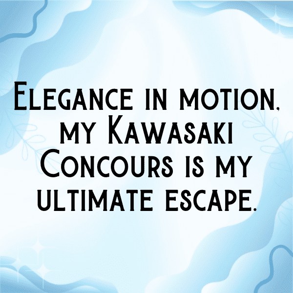 Kawasaki Concours Captions Photo for Instagram-BDwXhp