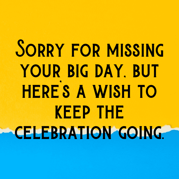 212+ Late Birthday Wishes Captions For Instagram (Best, Funny & Short) 3 Late Birthday Wishes Captions Image For Instagram-cnIWl0