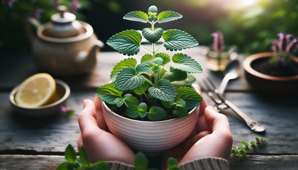 lemon balm captions for instagram - featured image