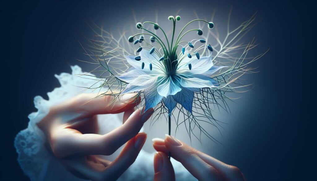 love-in-a-mist captions for instagram - featured image
