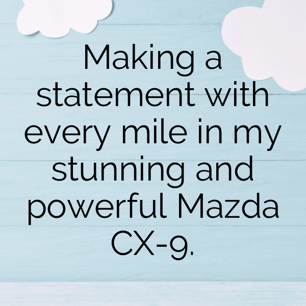 Mazda CX-9 Captions Photo for Instagram-aLaK66