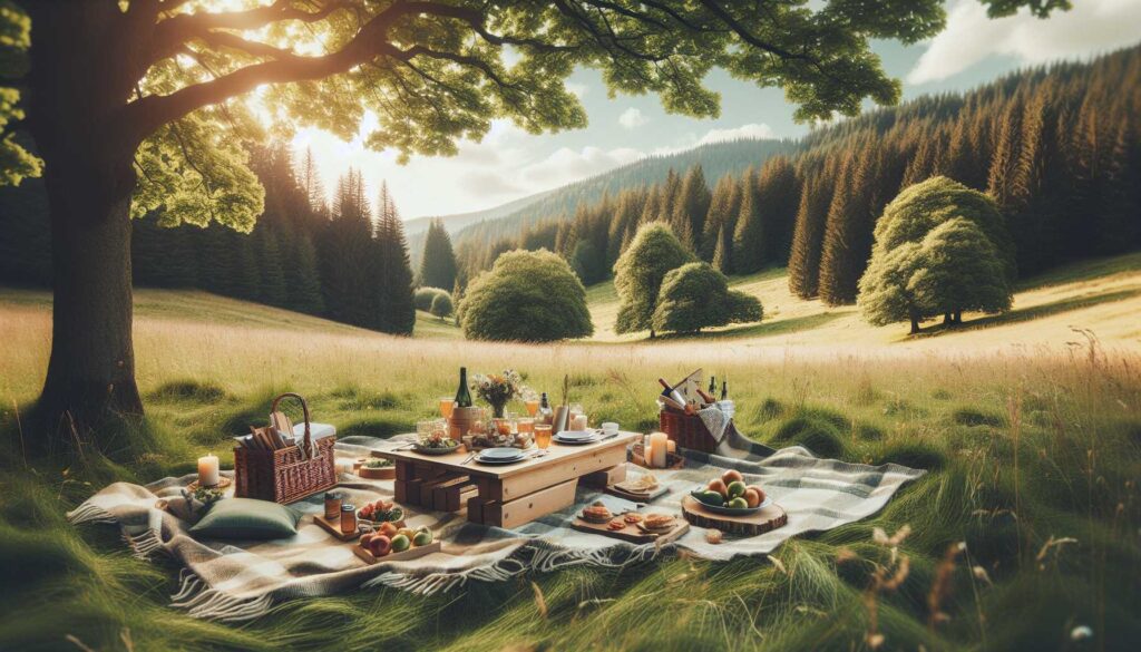 meadow picnic captions for instagram - featured image