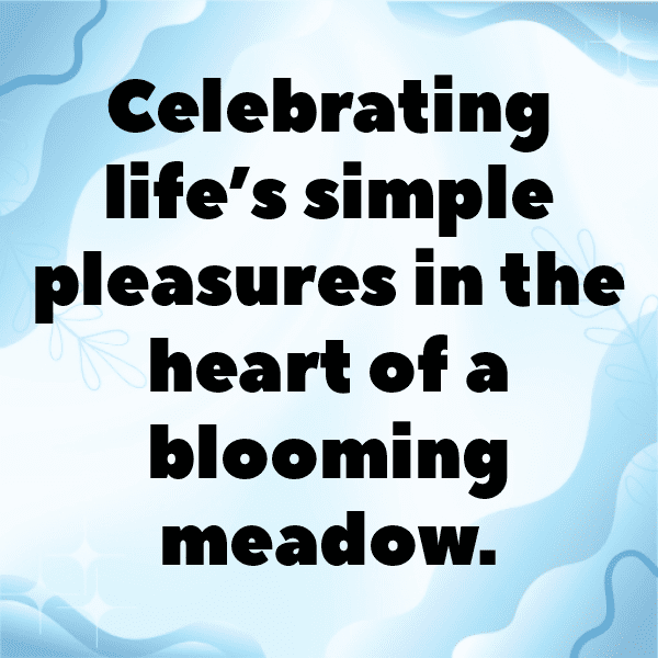 Meadow Picnic Captions Image for Instagram-eCjoiE