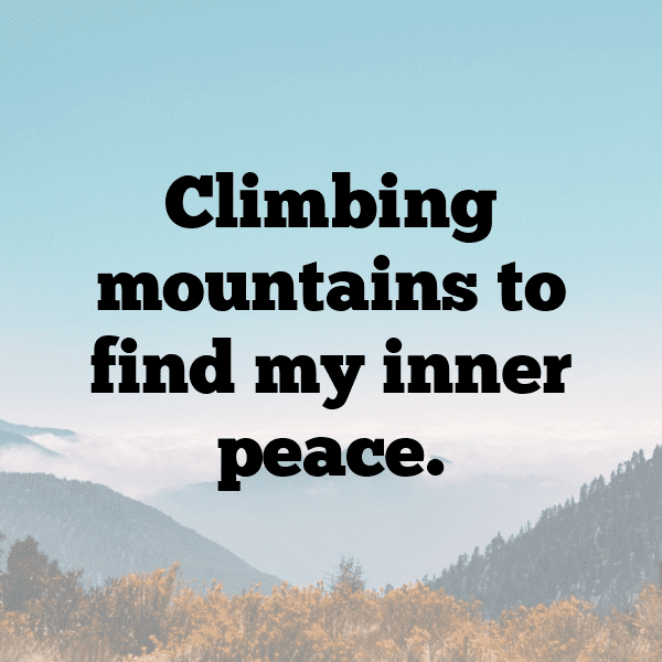 Mountain Trek Captions Image for Instagram-4TdUUg