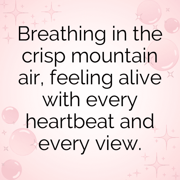 Mountain Trek Captions Image for Instagram-uemBti