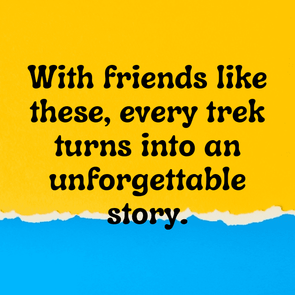 Mountain Trek Captions Photo for Instagram-TftbTR