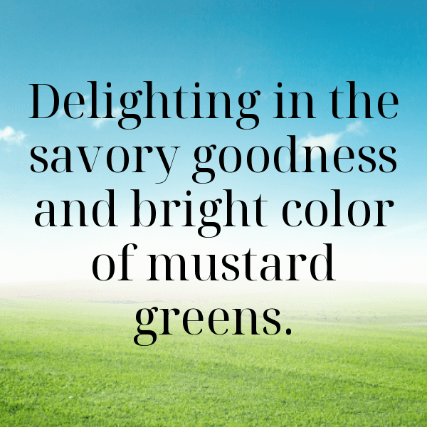 Mustard Greens Captions Photo For Instagram-EPTQZO