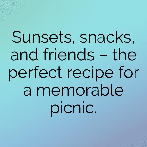 Nature Picnic Captions Image for Instagram-ObgMDQ