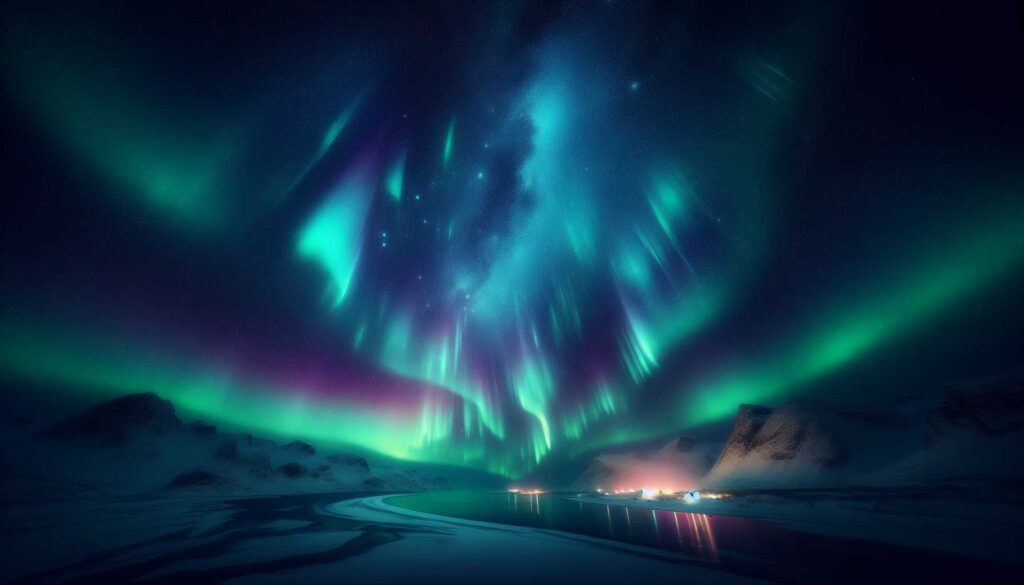 northern lights captions for instagram - featured image
