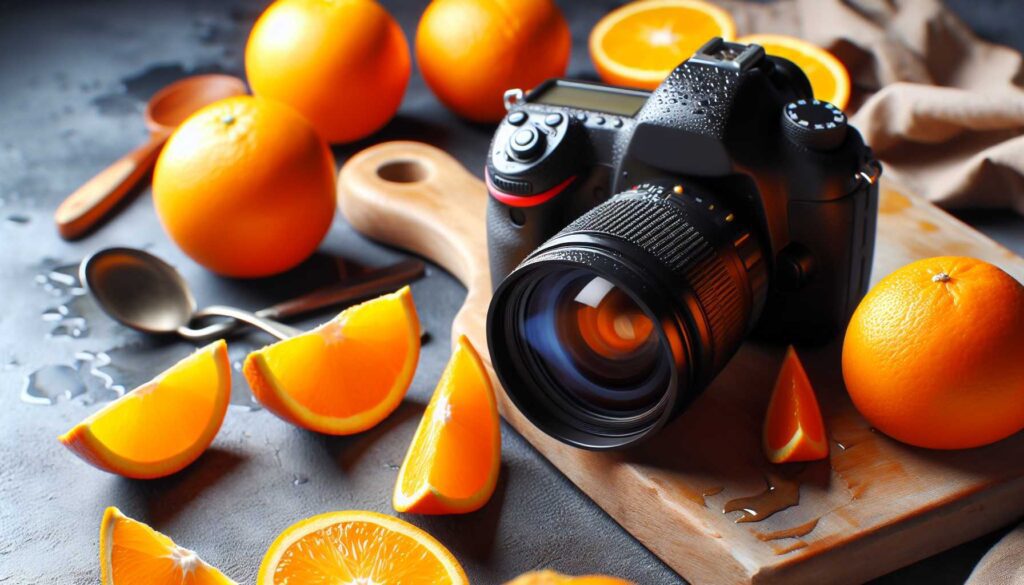 orange captions for instagram - featured image