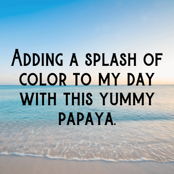 Papaya Captions Photo For Instagram-TMXGht