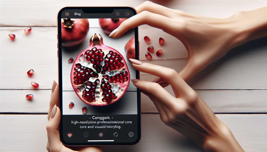 pomegranate captions for instagram - featured image
