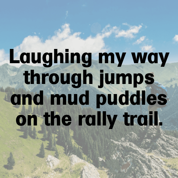 Rally Racing Captions Photo for Instagram-Qc2UHd