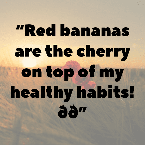 Red Banana Captions Photo For Instagram-AIMJof