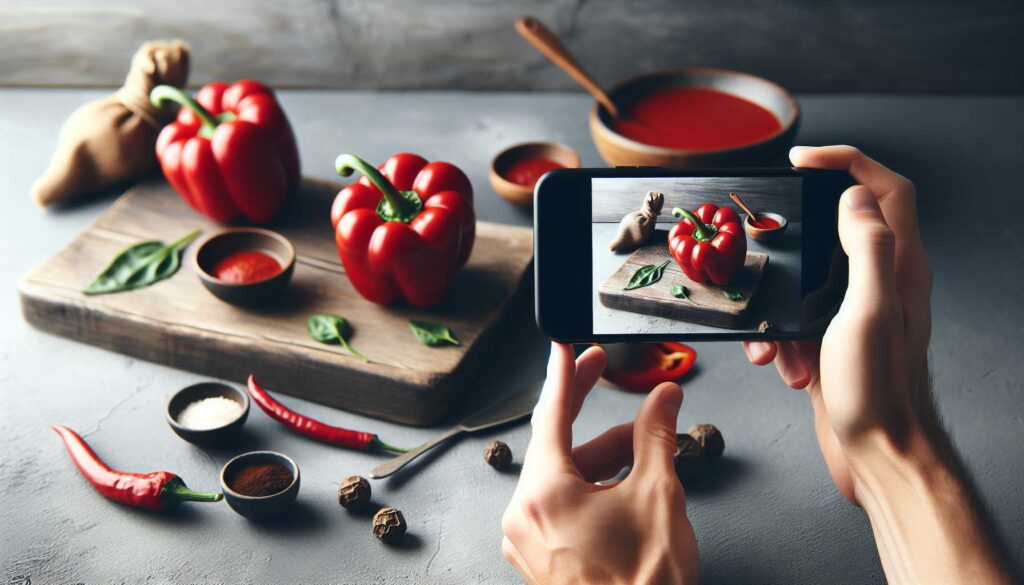 red pepper captions for instagram - featured image
