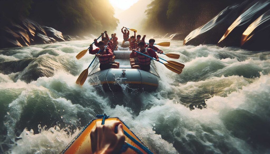 river rafting captions for instagram - featured image
