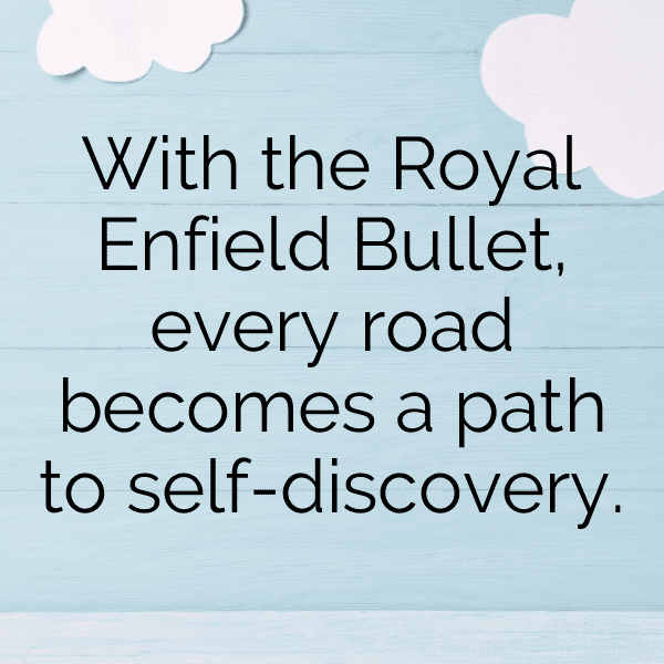 Royal Enfield Bullet Captions Photo for Instagram-KIiBG7
