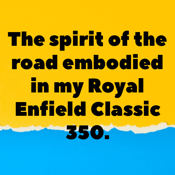 Royal Enfield Classic 350 Captions Image for Instagram-wIPQIH
