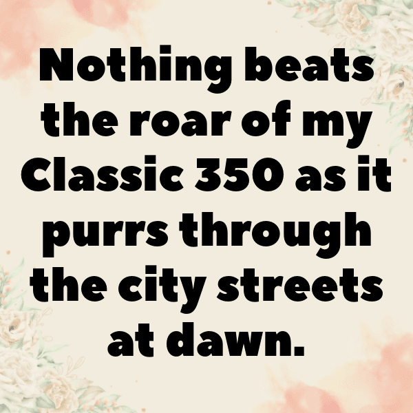 Royal Enfield Classic 350 Captions Photo for Instagram-yfirLs