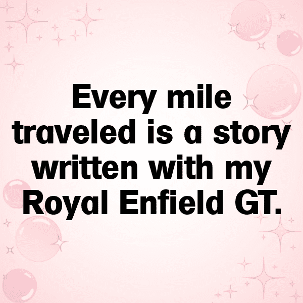 301+ Royal Enfield Continental GT Captions for Instagram (Short, Trending & Viral) 18 Royal Enfield Continental GT Captions Image for Instagram-TGLaOb