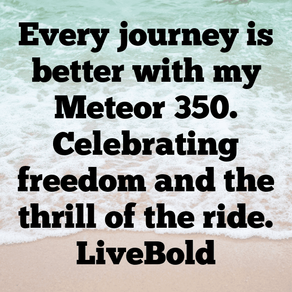 Royal Enfield Meteor 350 Captions Photo for Instagram-1asE3i