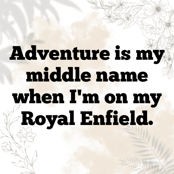 Royal Enfield Meteor 350 Captions Photo for Instagram-L62WRo