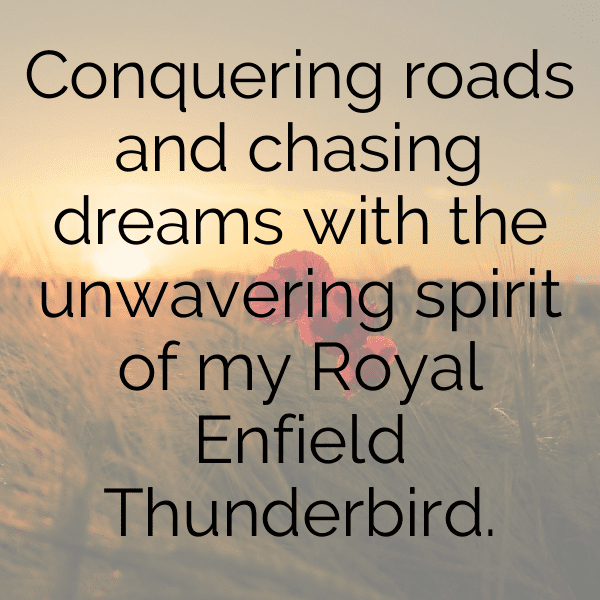 275+ Royal Enfield Thunderbird Captions for Instagram (Trending, Funny & Top) 7 Royal Enfield Thunderbird Captions Photo for Instagram-Fem2TK