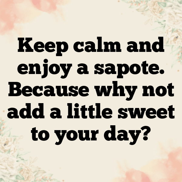 Sapote Captions Image For Instagram-Ku3Bna