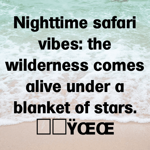 Savanna Safari Captions Photo for Instagram-yrkW03