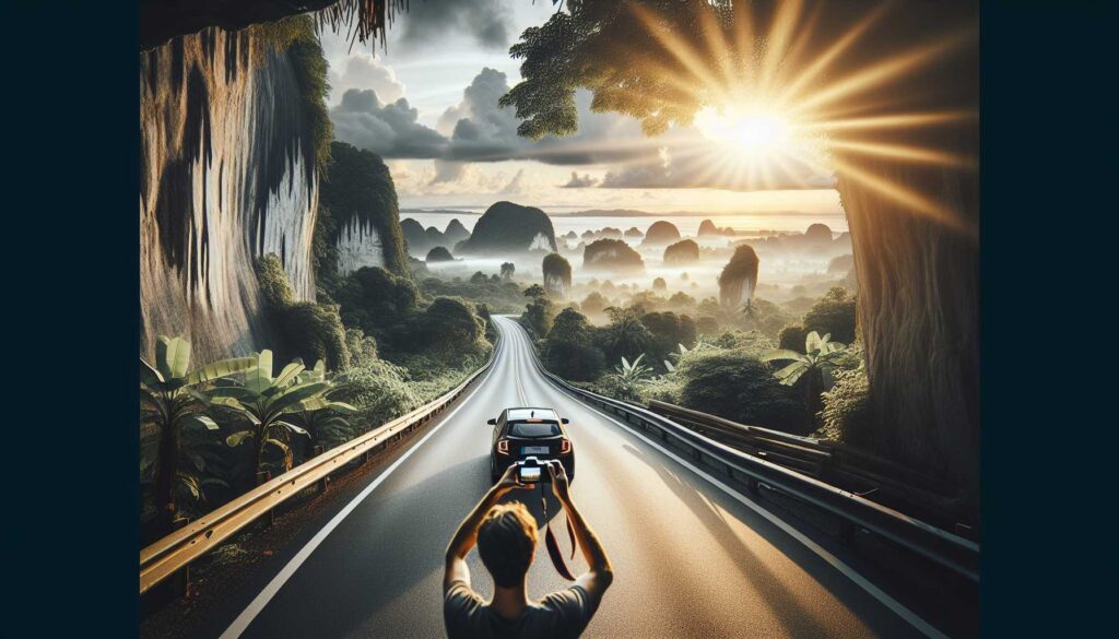 scenic drive captions for instagram - featured image