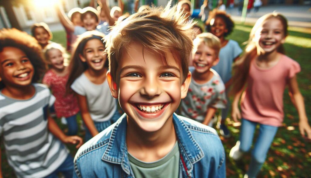 smiles all around kids captions for instagram - featured image
