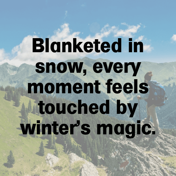 Snowshoeing Captions Image for Instagram-5FzC5t