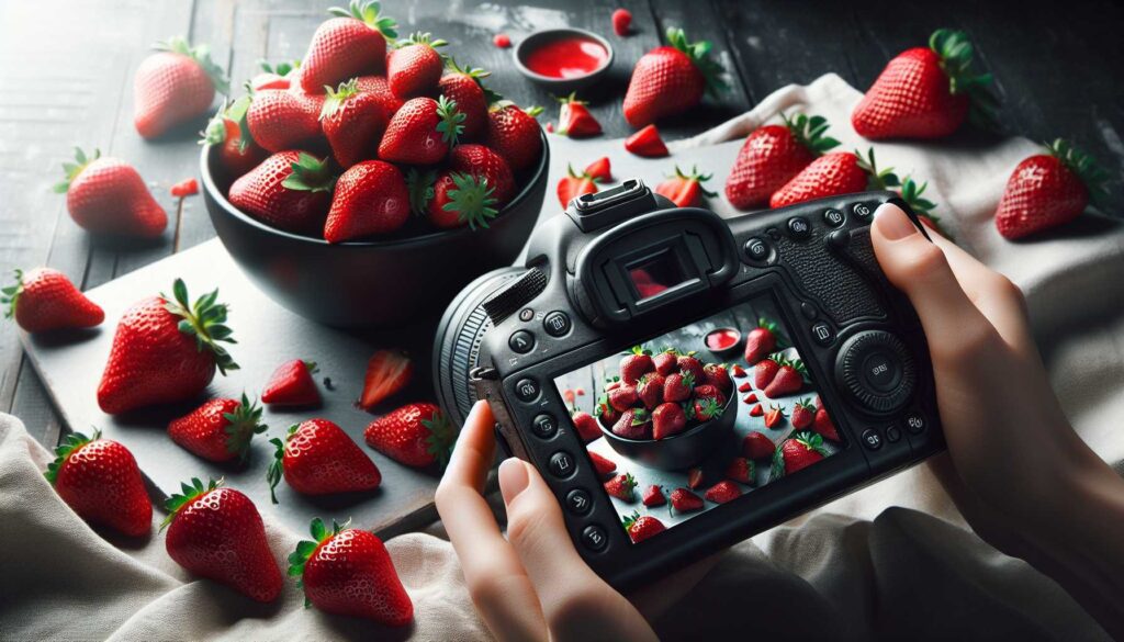 strawberry captions for instagram - featured image