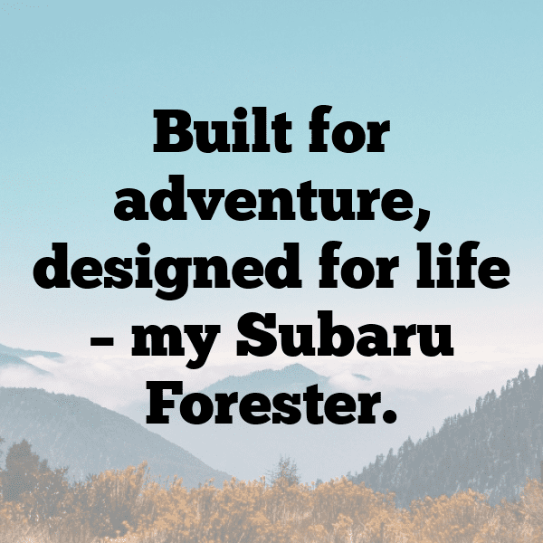 Subaru Forester Captions Photo for Instagram-ZywKZu