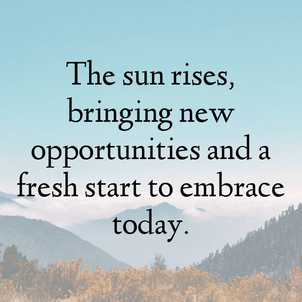 248+ Sunrise Captions for Instagram (Best, Funny & Short) 14 Sunrise Captions Photo for Instagram-8Std76