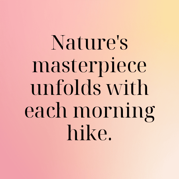 317+ Sunrise Hike Captions for Instagram (Best, Funny & Short) 14 Sunrise Hike Captions Image for Instagram-JdtDga