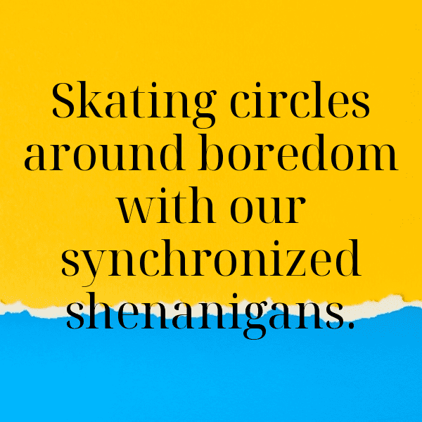 Synchronized Skating Captions Photo for Instagram-Q5W5QV