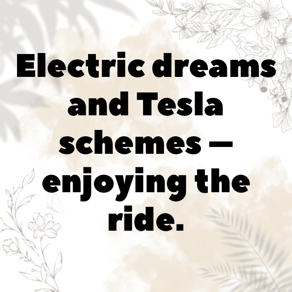 Tesla Model S Captions Photo for Instagram-CJI6dU