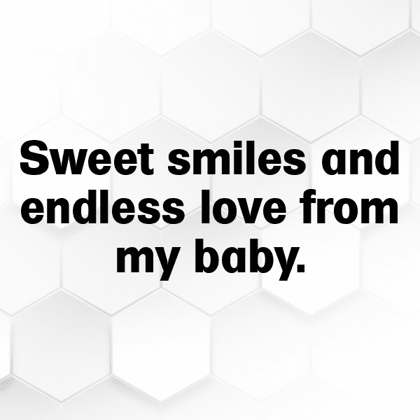 Tiny Smiles Baby Captions Photo for Instagram-905JJs