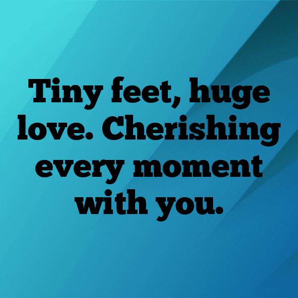 Tiny Toes Baby Captions Photo for Instagram-4FIMxu