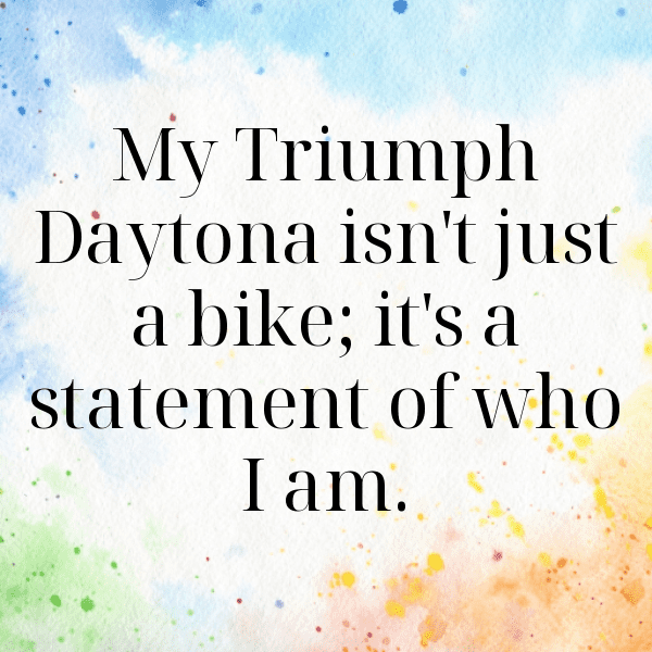 256+ Triumph Daytona Captions for Instagram (Short, Trending & Viral) 9 Triumph Daytona Captions Photo for Instagram-lUyPbF