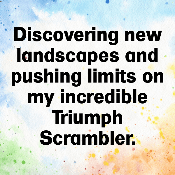 Triumph Scrambler Captions Photo for Instagram-Eb61zp
