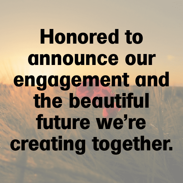 Unique Engagement Captions Photo For Instagram-SOILrC