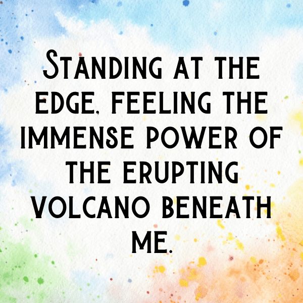 Volcano Adventure Captions Image for Instagram-3DMG04