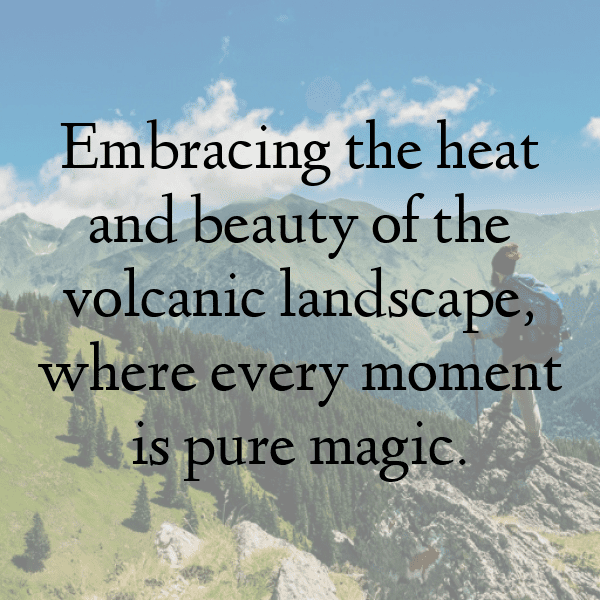 Volcano Adventure Captions Image for Instagram-TlWTVU