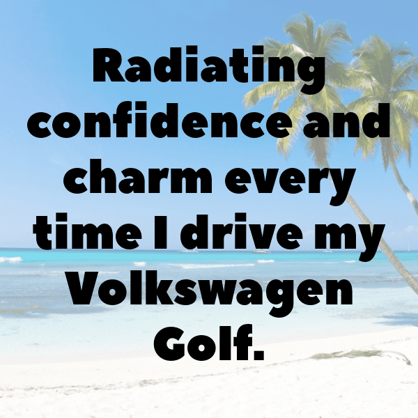 Volkswagen Golf Captions Photo for Instagram-AOUxey