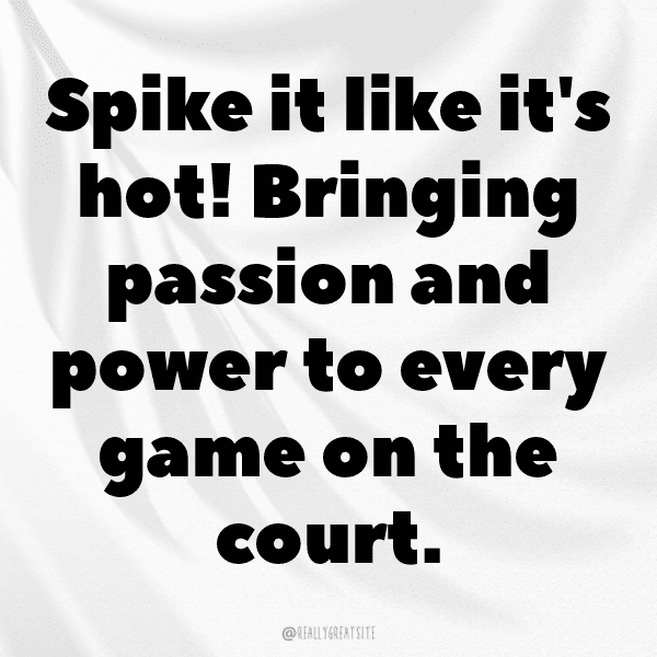 Volleyball Captions Photo for Instagram-lBeLML