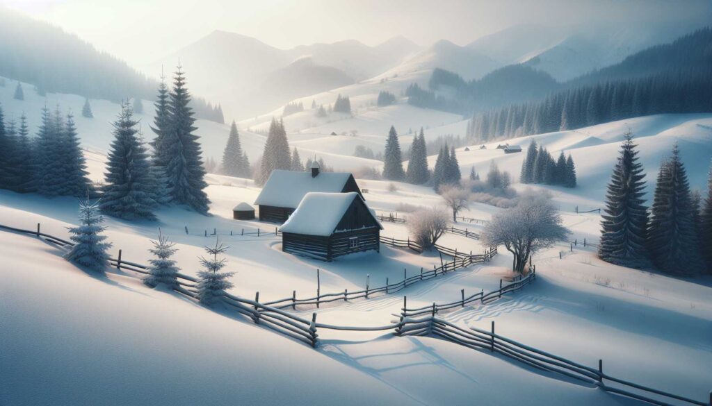 winter snow captions for instagram - featured image