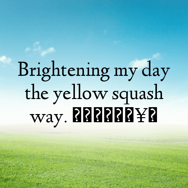 Yellow Squash Captions Photo For Instagram-XZpgss